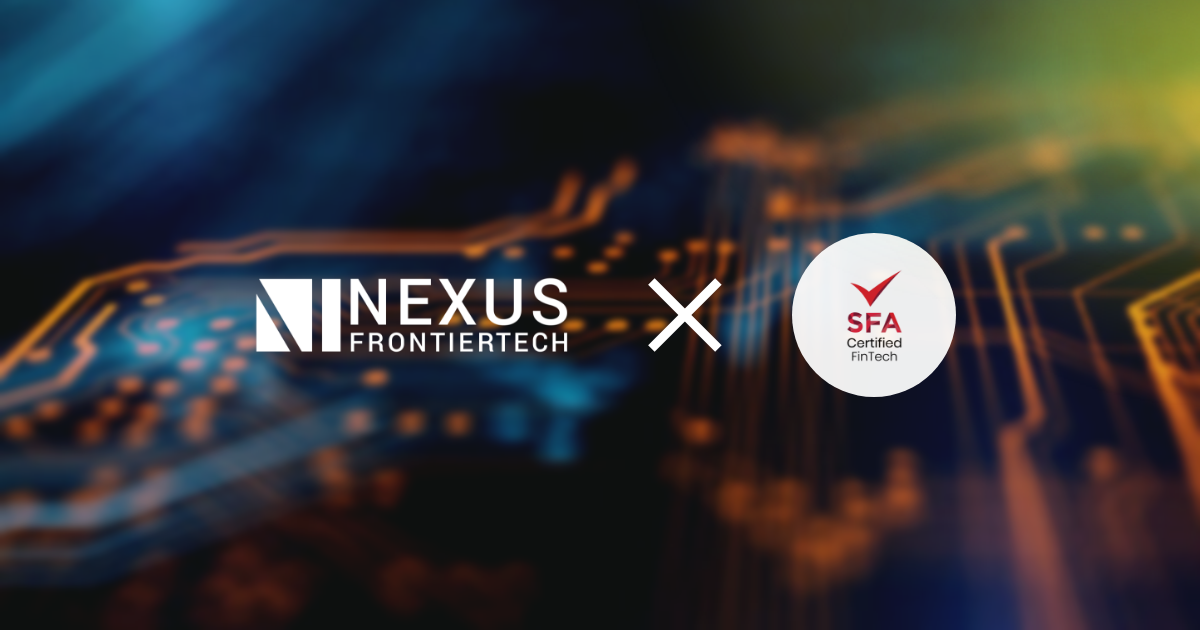 Nexus certified by Singapore Fintech Association