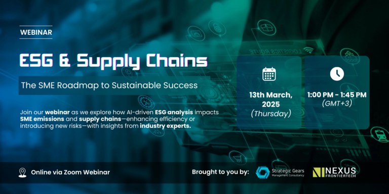 Webinar Recap: ESG & Supply Chains – The SME Roadmap to Sustainable Success