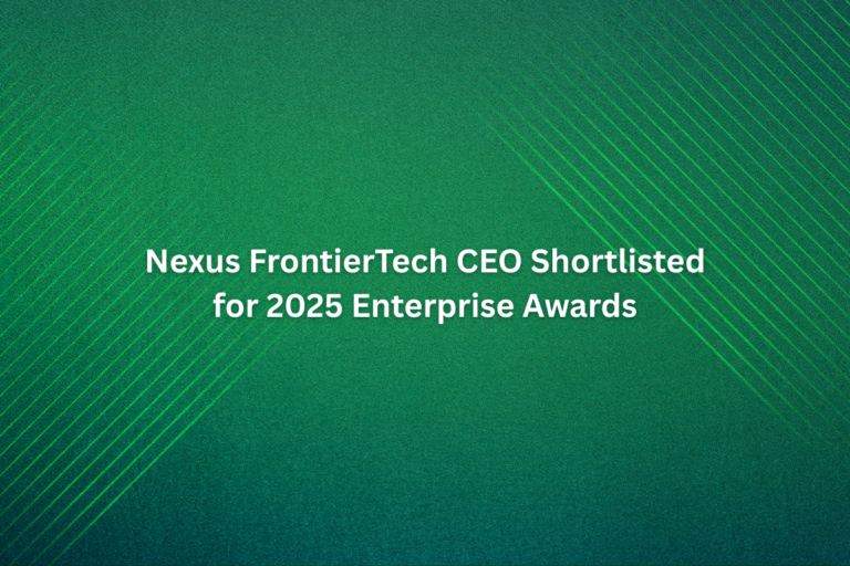 Nexus FrontierTech CEO Shortlisted for 2025 Enterprise Awards