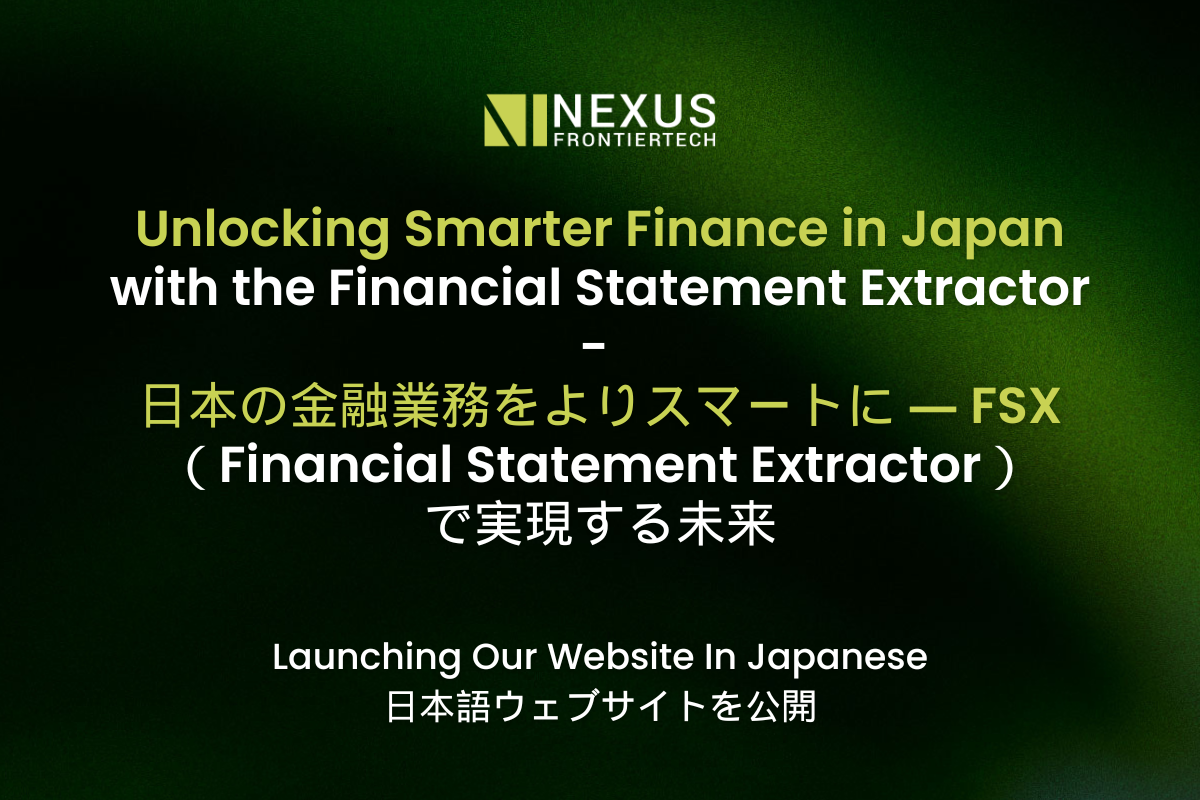 Unlocking Smarter Finance in Japan with the Financial Statement Extractor