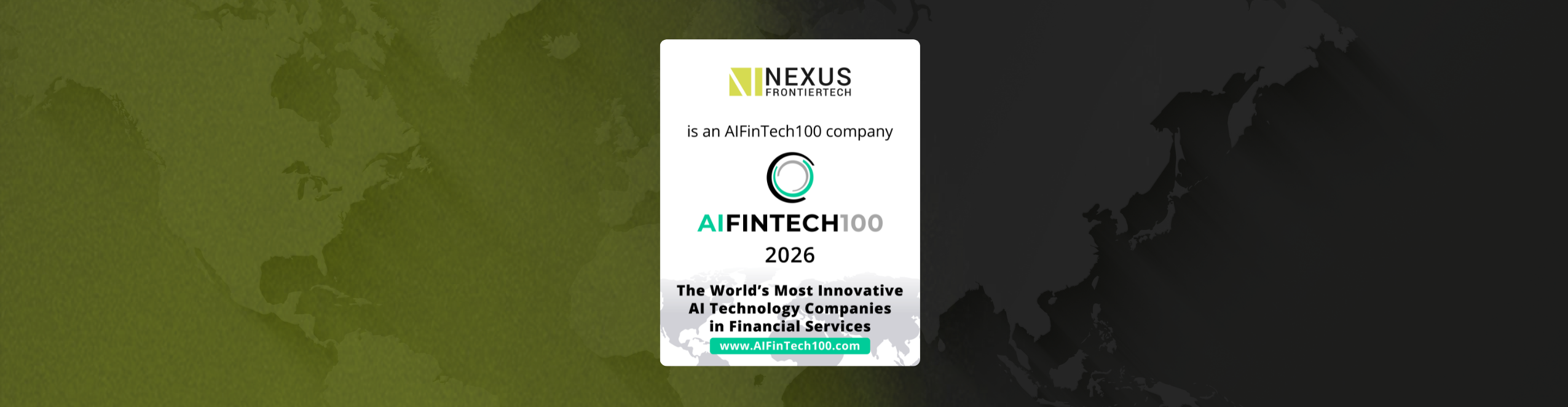Nexus FrontierTech Recognised as a Global AIFinTech100 Innovator for 2026