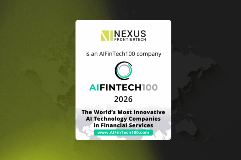 Nexus FrontierTech Recognised as a Global AIFinTech100 Innovator for 2026