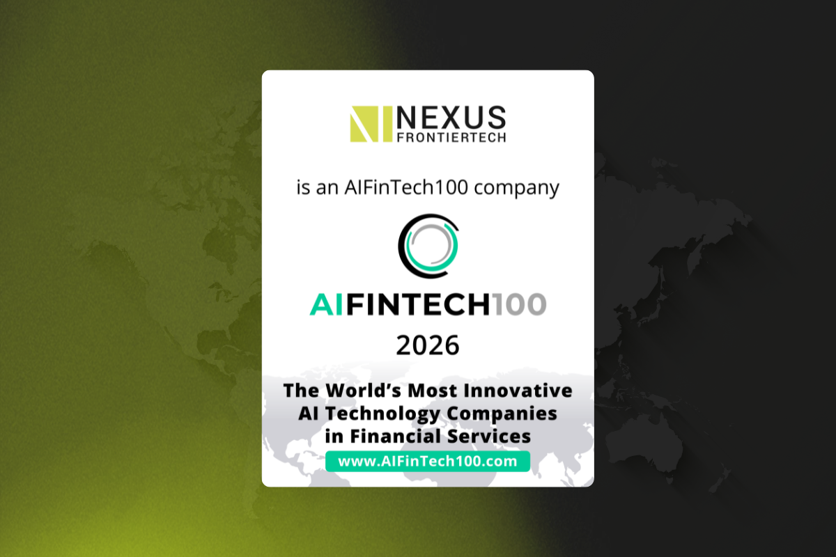 Nexus FrontierTech Recognised as a Global AIFinTech100 Innovator for 2026